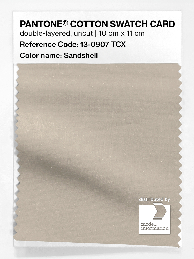 Artikelbild 1 des Artikels “PANTONE® COTTON SWATCH CARD 13-0907 TCX Sandshell “