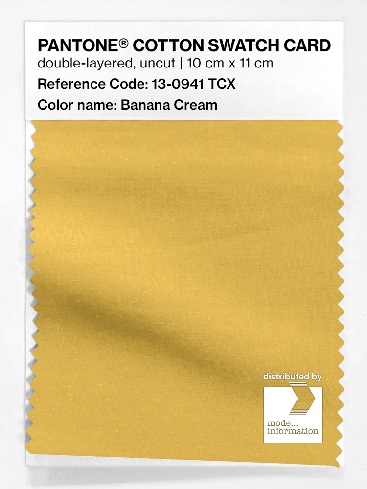Artikelbild 1 des Artikels “PANTONE® COTTON SWATCH CARD 13-0941 TCX Banana Cream “