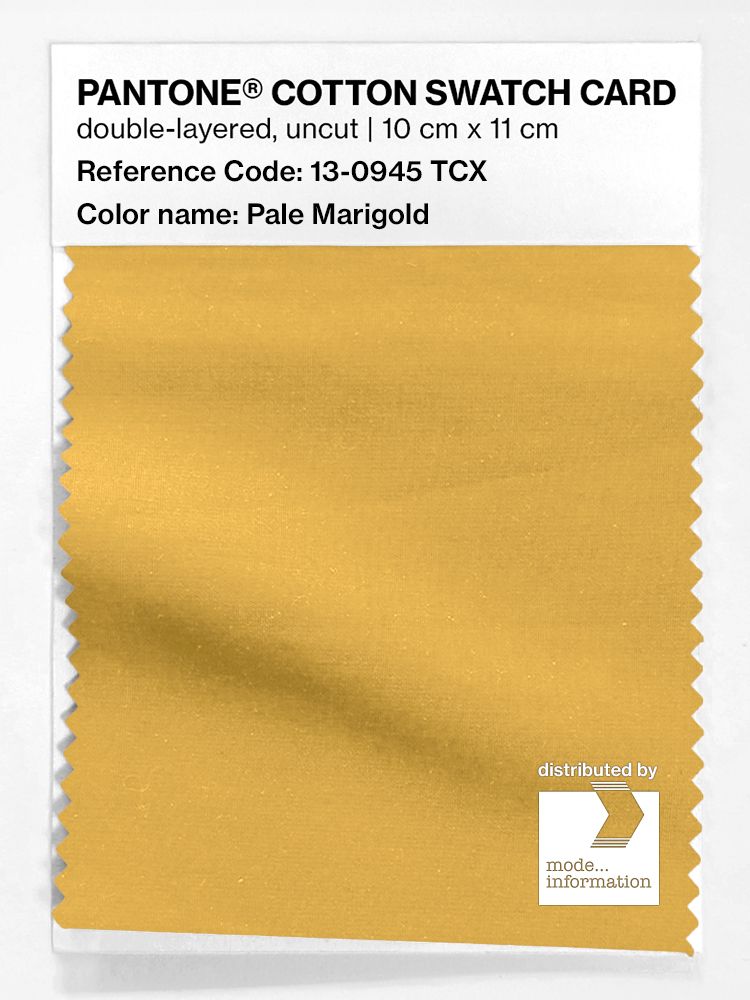Artikelbild 1 des Artikels “PANTONE® COTTON SWATCH CARD 13-0945 TCX Pale Marigold “