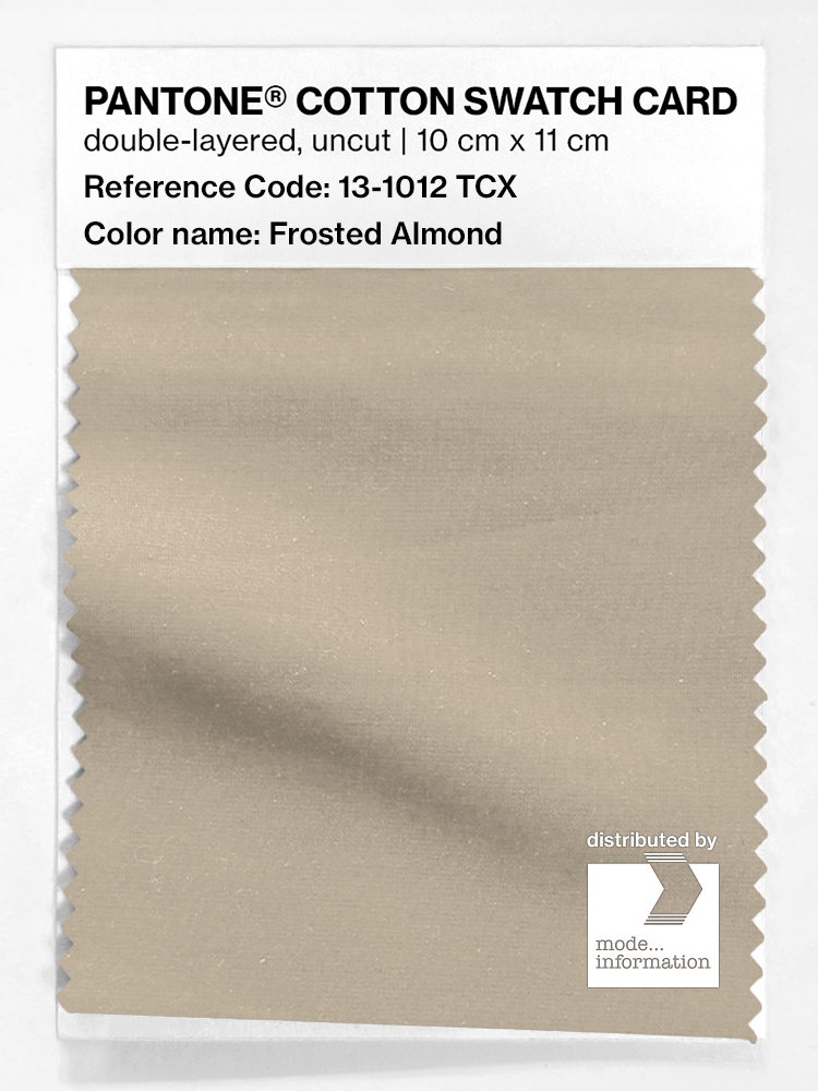 Artikelbild 1 des Artikels “PANTONE® COTTON SWATCH CARD 13-1012 TCX Frosted Almond “