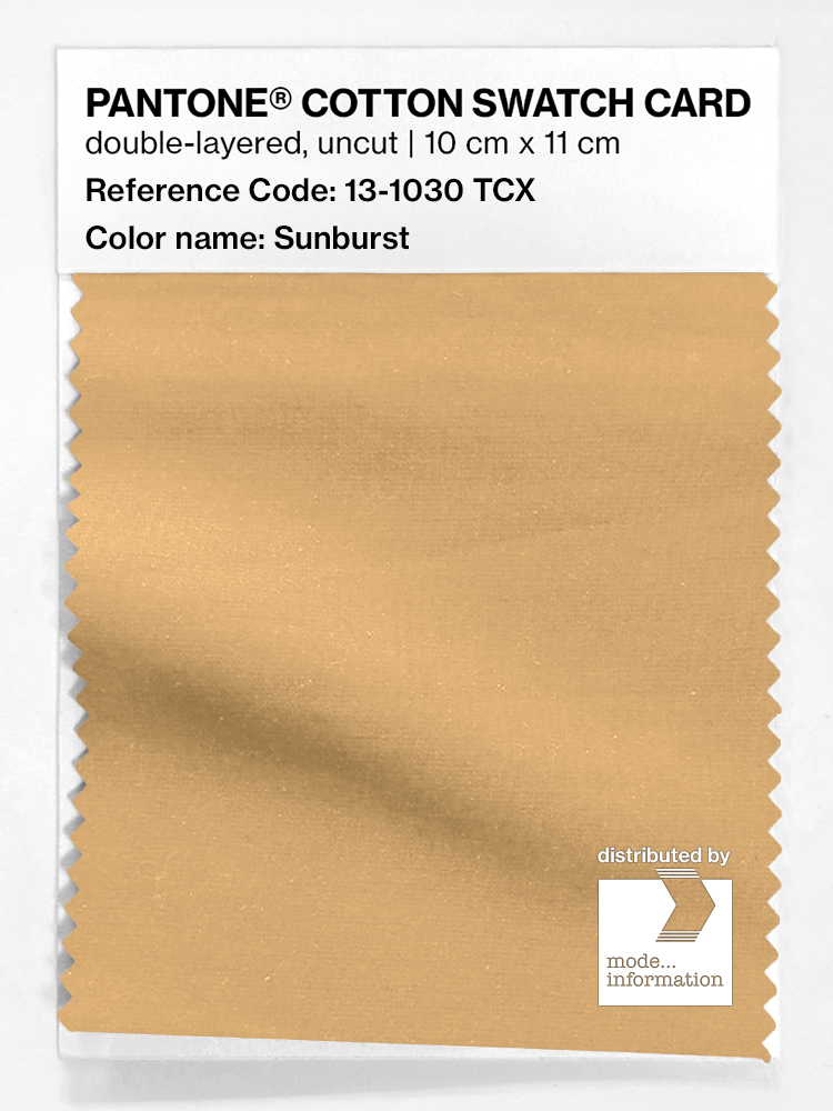 Artikelbild 1 des Artikels “PANTONE® COTTON SWATCH CARD 13-1030 TCX Sunburst “