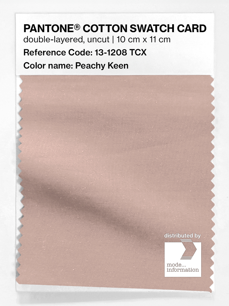 Artikelbild 1 des Artikels “PANTONE® COTTON SWATCH CARD 13-1208 TCX Peachy Keen “