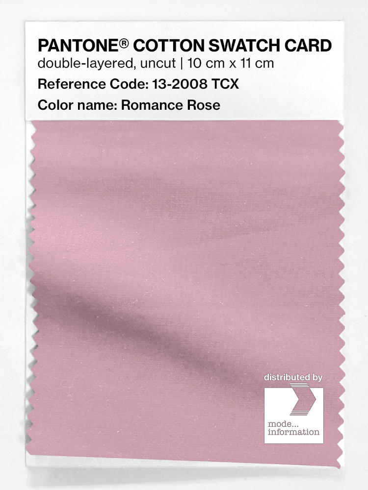 Artikelbild 1 des Artikels “PANTONE® COTTON SWATCH CARD 13-2008 TCX Romance Rose “
