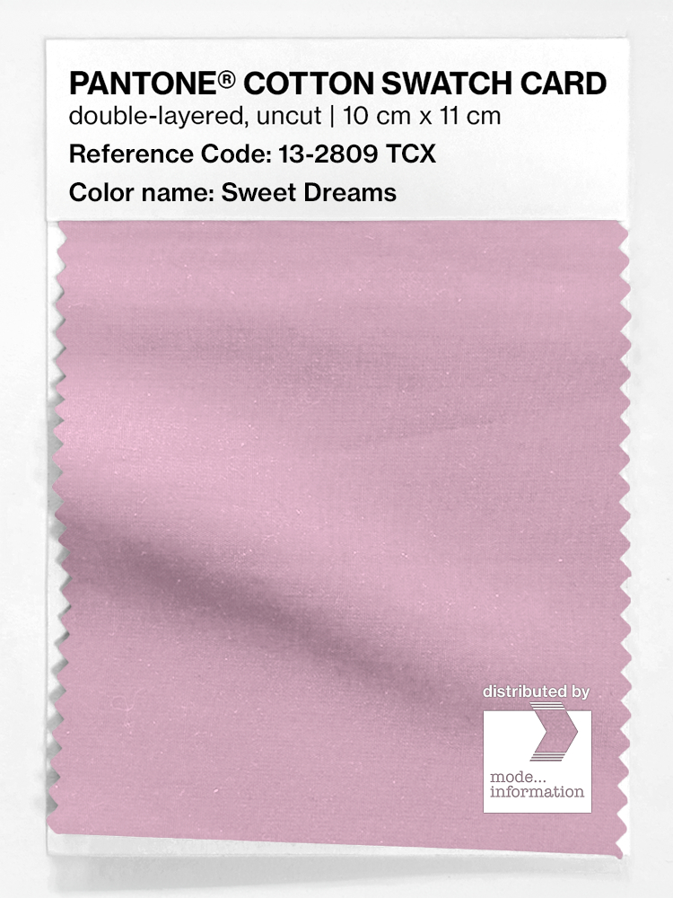 Product image 1 of the product “PANTONE® COTTON SWATCH CARD 13-2809 TCX Sweet Dreams ”