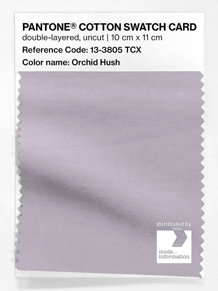 Product image 1 of the product “PANTONE® COTTON SWATCH CARD 13-3805 TCX Orchid Hush ”