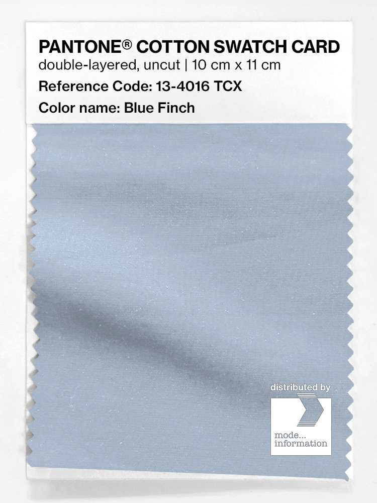 Artikelbild 1 des Artikels “PANTONE® COTTON SWATCH CARD 13-4016 TCX Blue Finch “