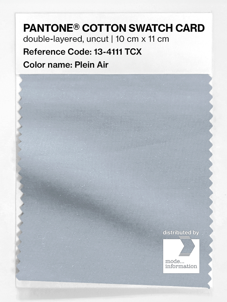 Product image 1 of the product “PANTONE® COTTON SWATCH CARD 13-4111 TCX Plein Air ”