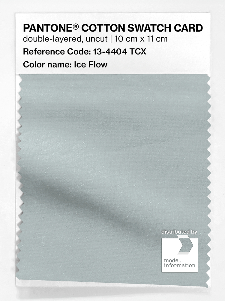 Product image 1 of the product “PANTONE® COTTON SWATCH CARD 13-4404 TCX Ice Flow ”