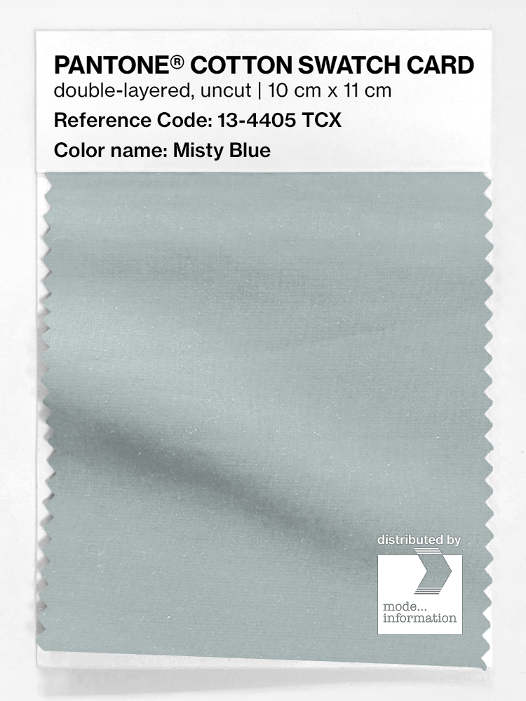 Artikelbild 1 des Artikels “PANTONE® COTTON SWATCH CARD 13-4405 TCX Misty Blue “