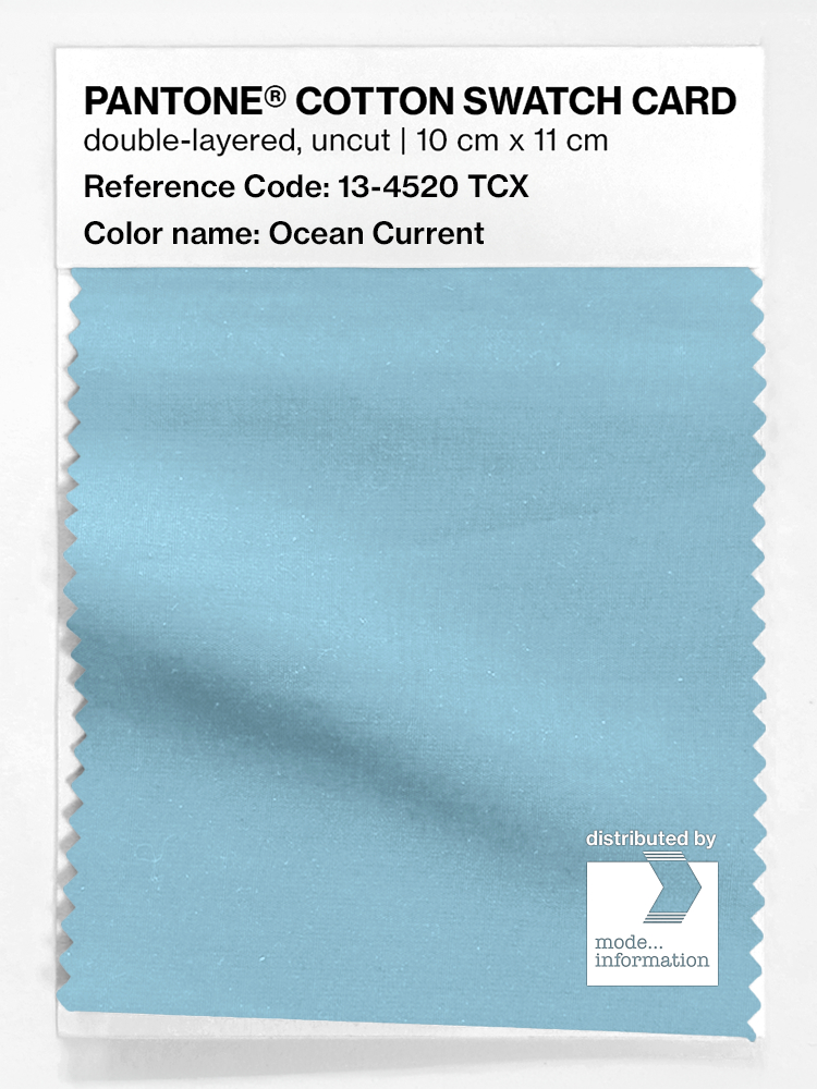 Artikelbild 1 des Artikels “PANTONE® COTTON SWATCH CARD 13-4520 TCX Ocean Current “