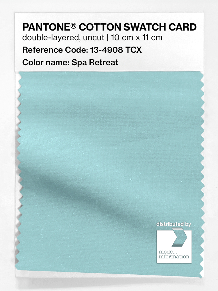 Artikelbild 1 des Artikels “PANTONE® COTTON SWATCH CARD 13-4908 TCX Spa Retreat “