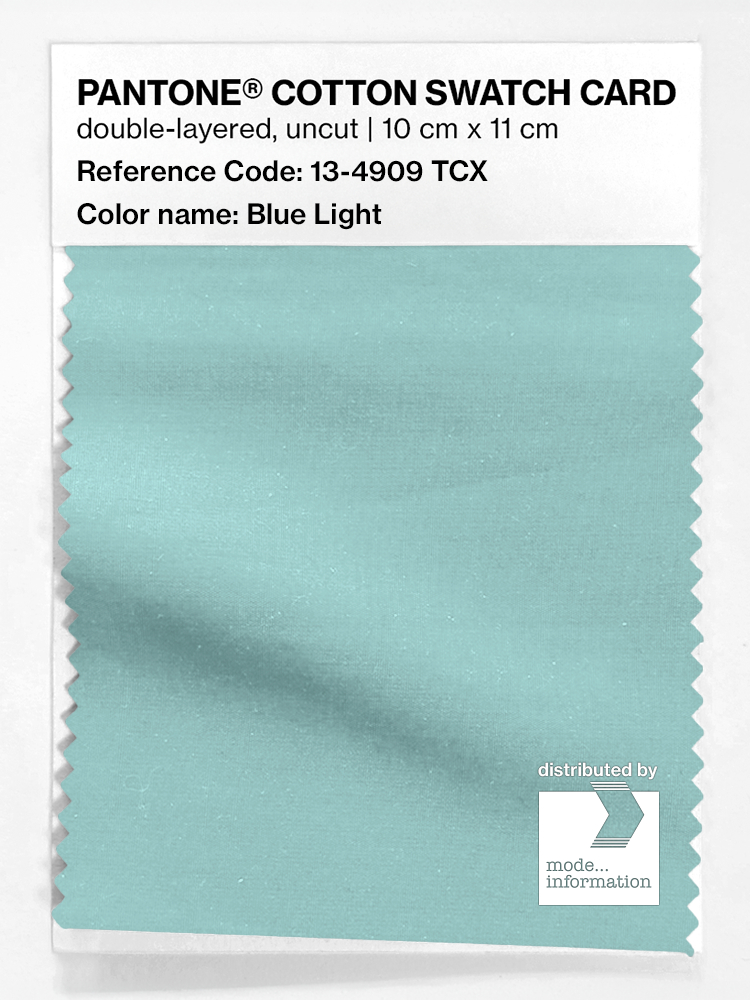 Product image 1 of the product “PANTONE® COTTON SWATCH CARD 13-4909 TCX Blue Light ”
