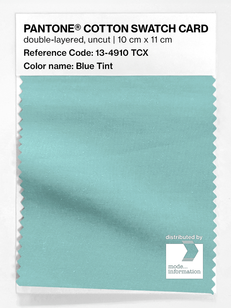Product image 1 of the product “PANTONE® COTTON SWATCH CARD 13-4910 TCX Blue Tint ”