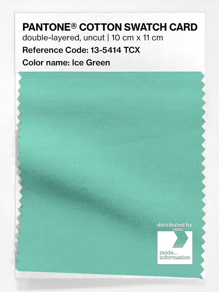 Artikelbild 1 des Artikels “PANTONE® COTTON SWATCH CARD 13-5414 TCX Ice Green “