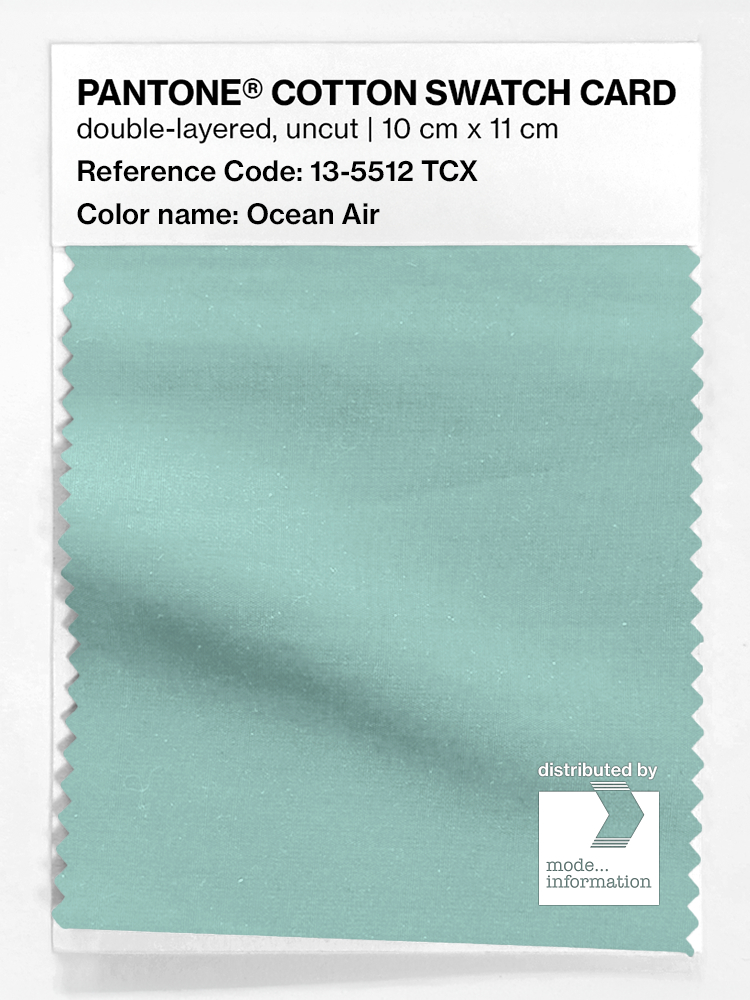 Artikelbild 1 des Artikels “PANTONE® COTTON SWATCH CARD 13-5512 TCX Ocean Air “