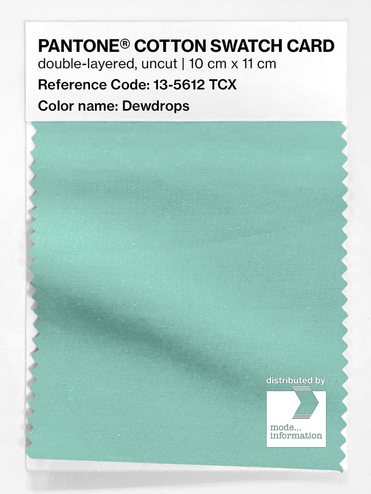 Artikelbild 1 des Artikels “PANTONE® COTTON SWATCH CARD 13-5612 TCX Dewdrops “
