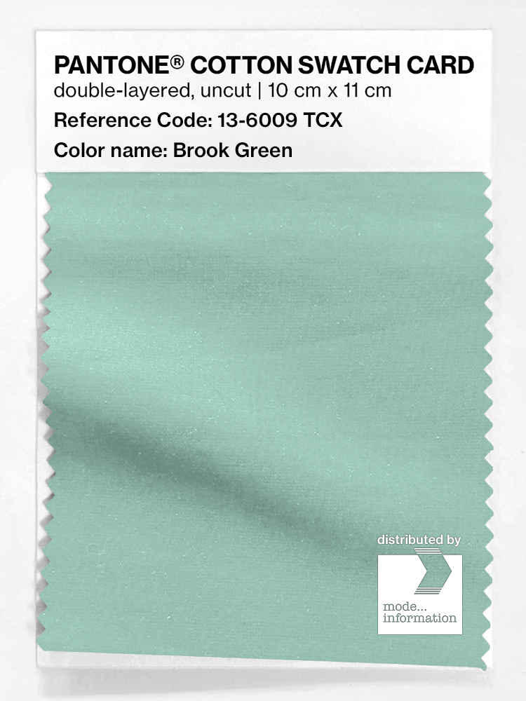 Artikelbild 1 des Artikels “PANTONE® COTTON SWATCH CARD 13-6009 TCX Brook Green “
