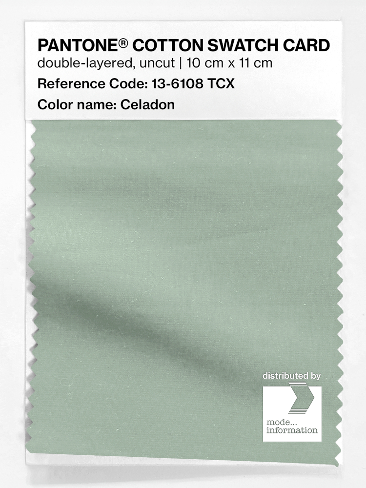 Artikelbild 1 des Artikels “PANTONE® COTTON SWATCH CARD 13-6108 TCX Celadon “