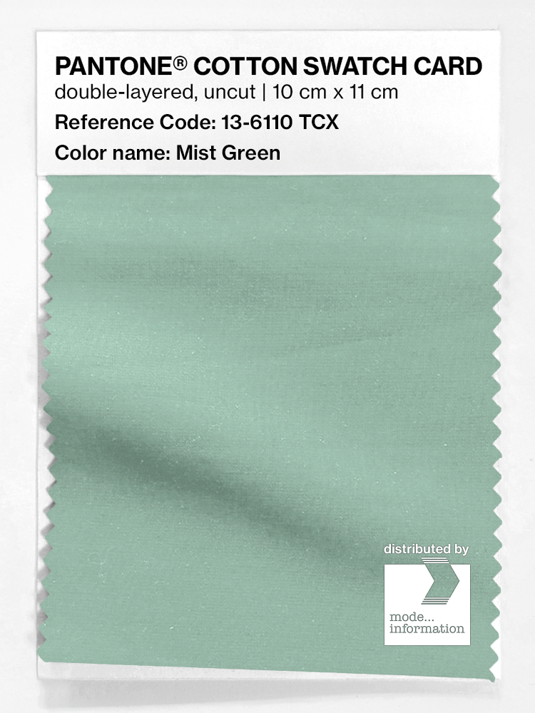 Artikelbild 1 des Artikels “PANTONE® COTTON SWATCH CARD 13-6110 TCX Mist Green “