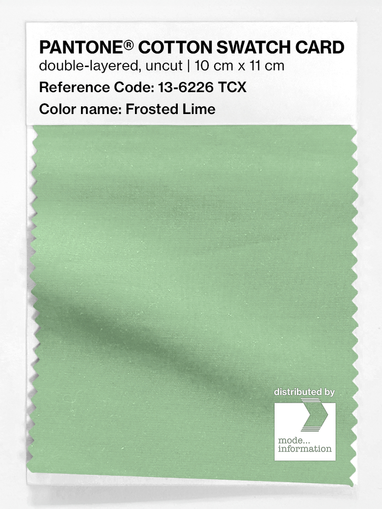 Artikelbild 1 des Artikels “PANTONE® COTTON SWATCH CARD 13-6226 TCX Frosted Lime “