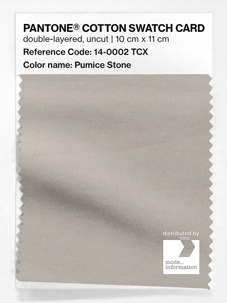 Artikelbild 1 des Artikels “PANTONE® COTTON SWATCH CARD 14-0002 TCX Pumice Stone “