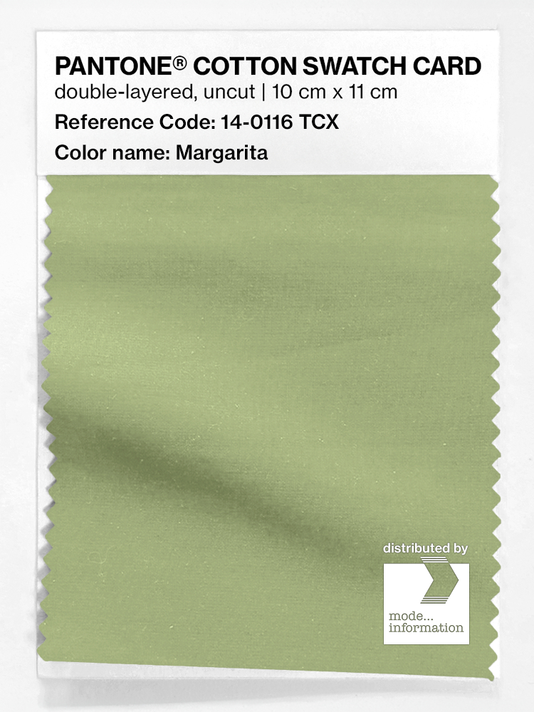 Product image 1 of the product “PANTONE® COTTON SWATCH CARD 14-0116 TCX Margarita ”