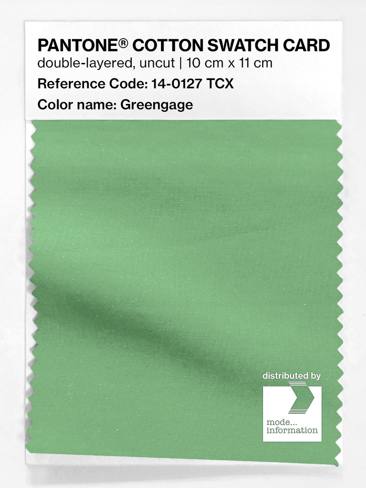 Artikelbild 1 des Artikels “PANTONE® COTTON SWATCH CARD 14-0127 TCX Greengage “