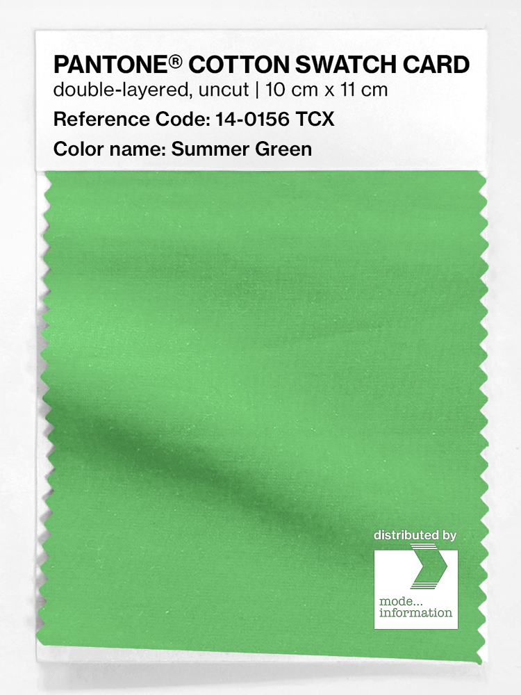 Artikelbild 1 des Artikels “PANTONE® COTTON SWATCH CARD 14-0156 TCX Summer Green “