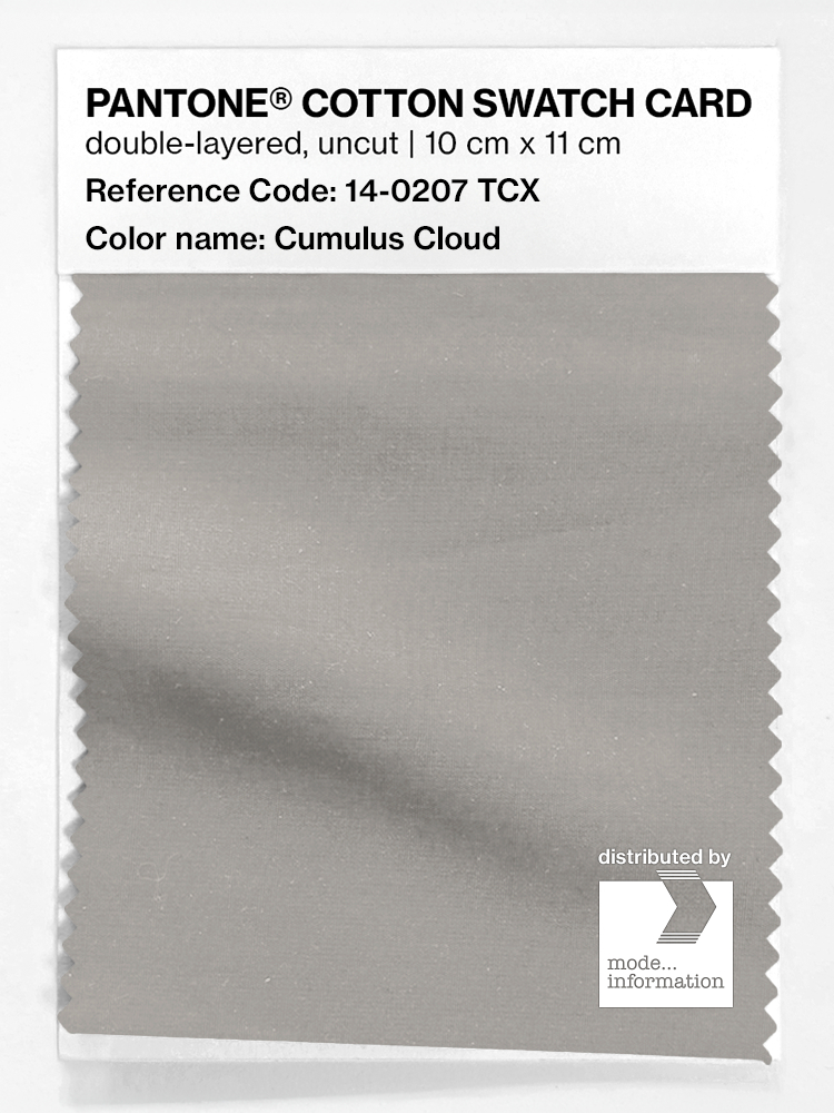 Artikelbild 1 des Artikels “PANTONE® COTTON SWATCH CARD 14-0207 TCX Cumulus Cloud “