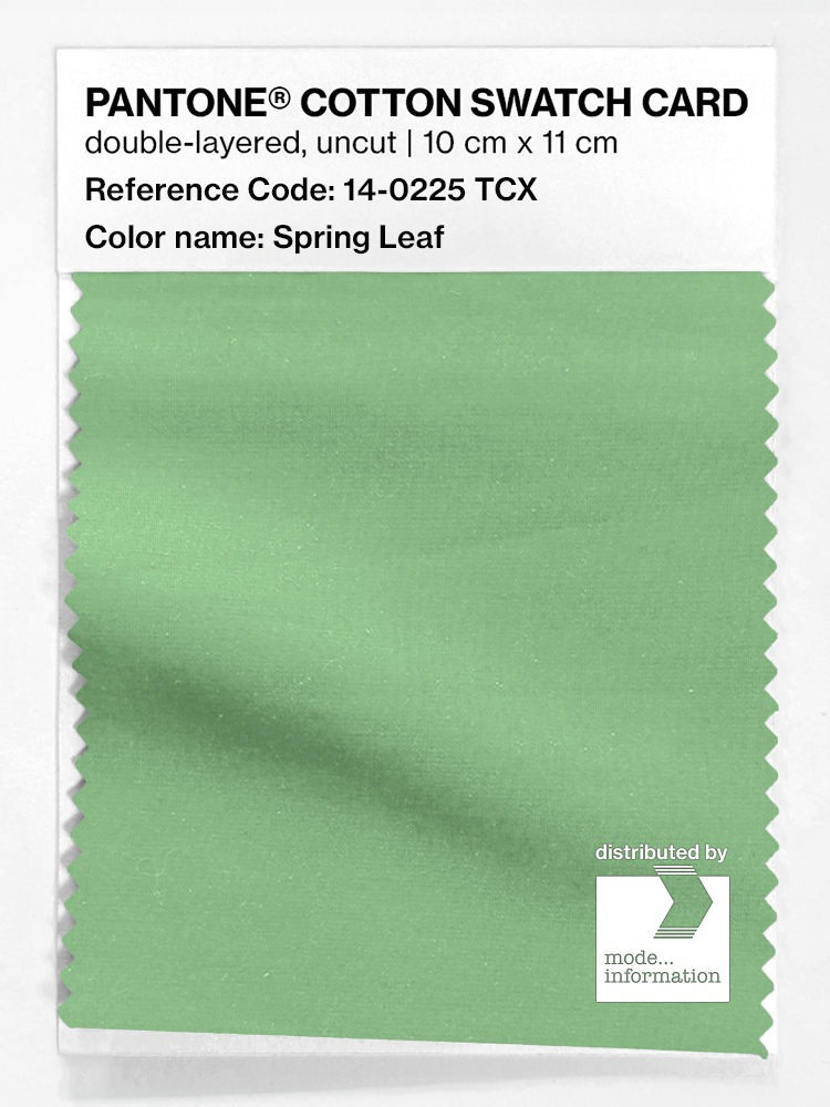 Artikelbild 1 des Artikels “PANTONE® COTTON SWATCH CARD 14-0225 TCX Spring Leaf “