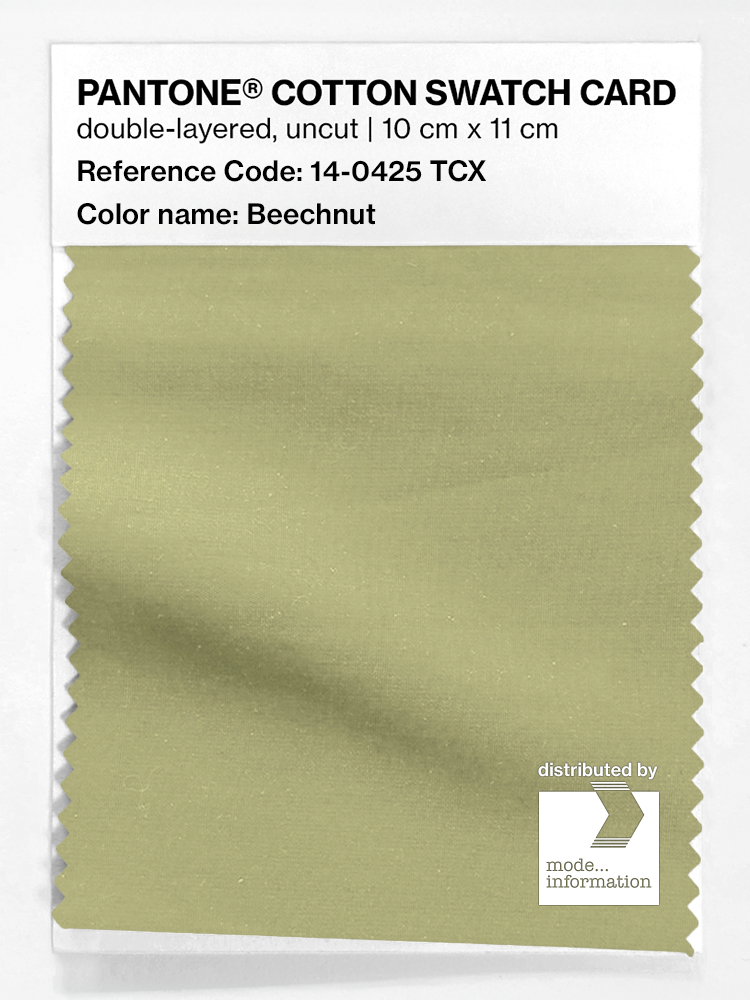 Artikelbild 1 des Artikels “PANTONE® COTTON SWATCH CARD 14-0425 TCX Beechnut “