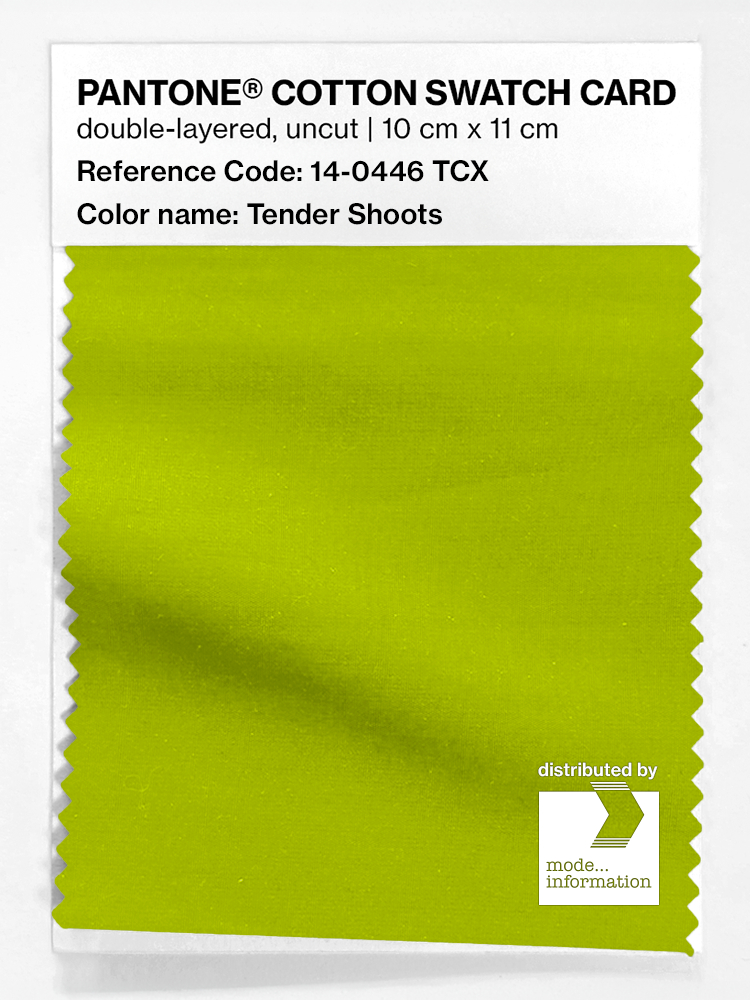 Artikelbild 1 des Artikels “PANTONE® COTTON SWATCH CARD 14-0446 TCX Tender Shoots “