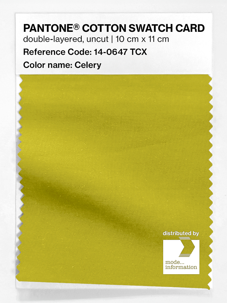 Artikelbild 1 des Artikels “PANTONE® COTTON SWATCH CARD 14-0647 TCX Celery “