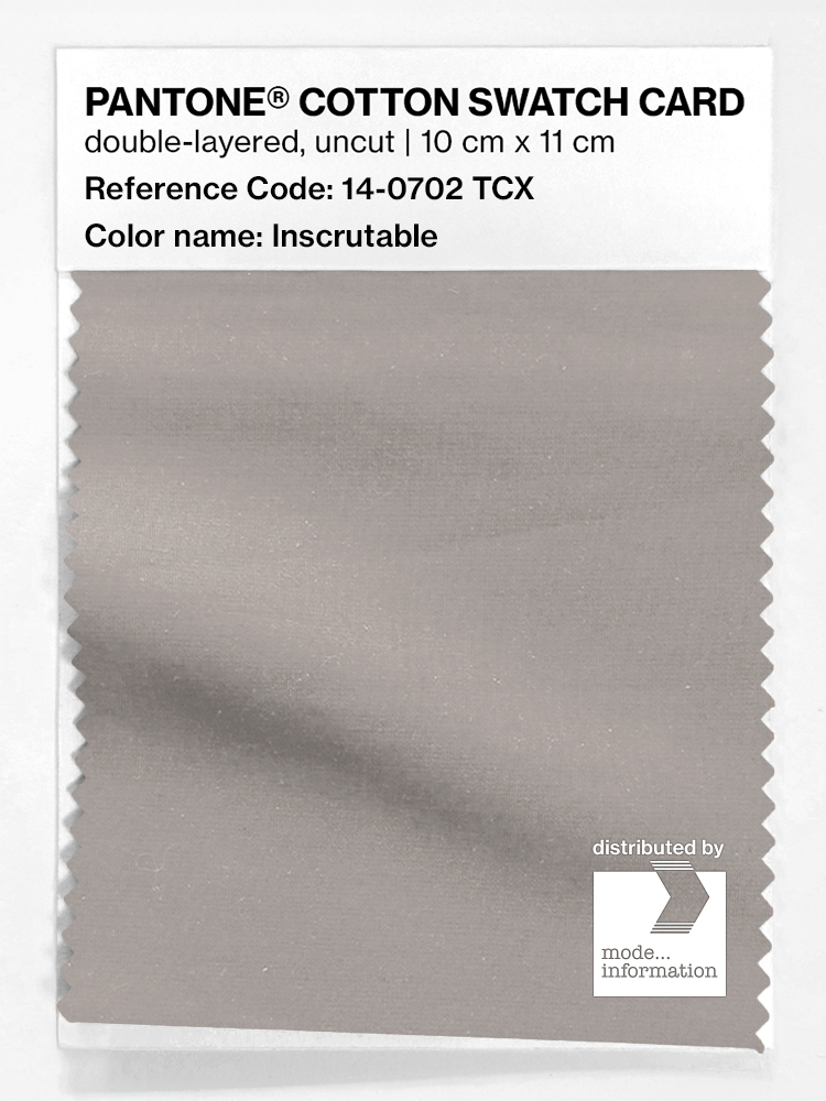 Artikelbild 1 des Artikels “PANTONE® COTTON SWATCH CARD 14-0702 TCX Inscrutable “