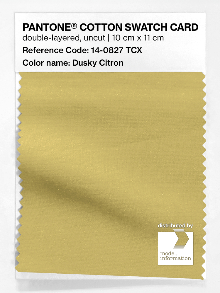 Artikelbild 1 des Artikels “PANTONE® COTTON SWATCH CARD 14-0827 TCX Dusky Citron “
