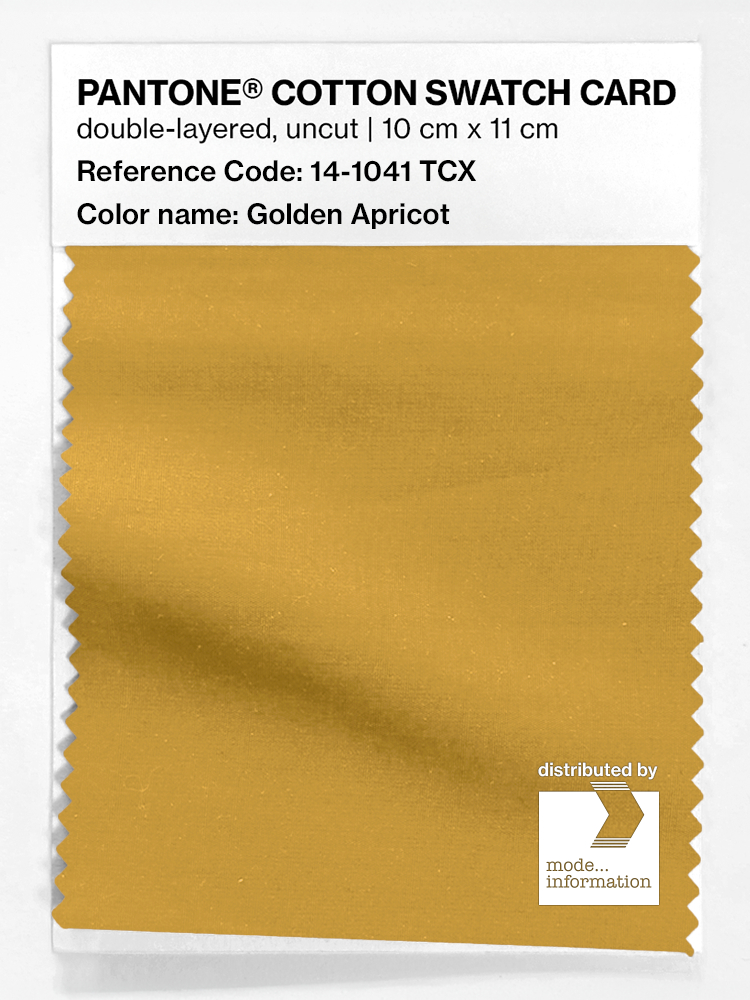 Artikelbild 1 des Artikels “PANTONE® COTTON SWATCH CARD 14-1041 TCX Golden Apricot “