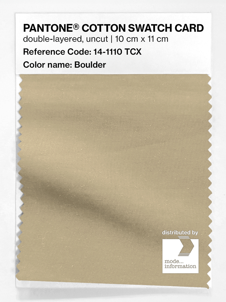 Artikelbild 1 des Artikels “PANTONE® COTTON SWATCH CARD 14-1110 TCX Boulder “