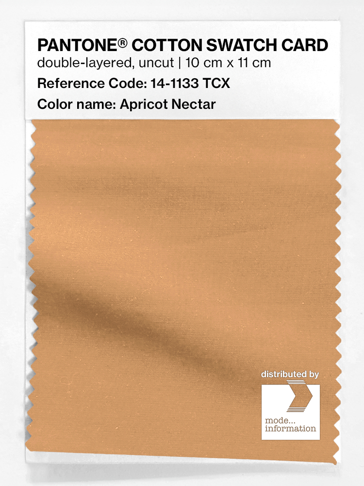 Artikelbild 1 des Artikels “PANTONE® COTTON SWATCH CARD 14-1133 TCX Apricot Nectar “