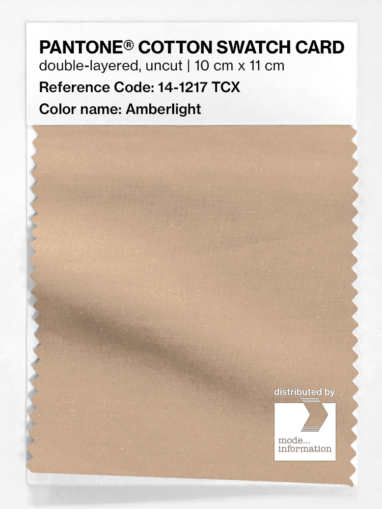 Artikelbild 1 des Artikels “PANTONE® COTTON SWATCH CARD 14-1217 TCX Amberlight “