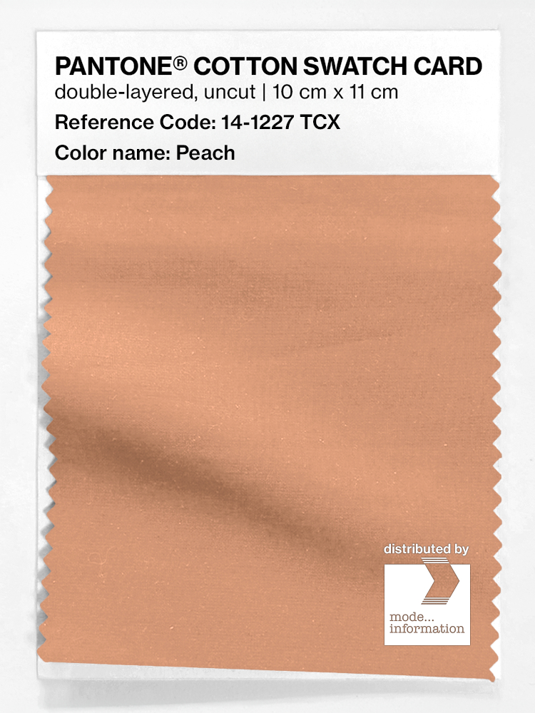 Artikelbild 1 des Artikels “PANTONE® COTTON SWATCH CARD 14-1227 TCX Peach “