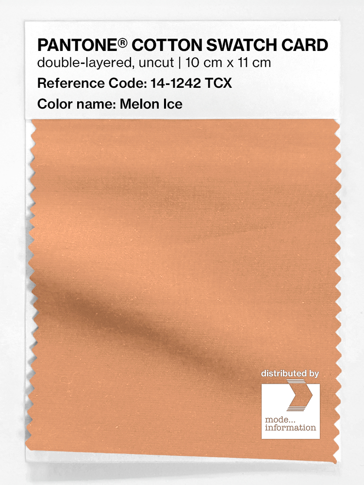 Artikelbild 1 des Artikels “PANTONE® COTTON SWATCH CARD 14-1242 TCX Melon Ice “