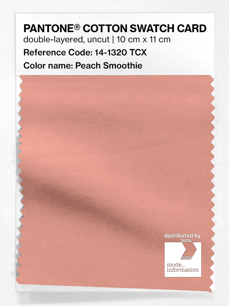 Artikelbild 1 des Artikels “PANTONE® COTTON SWATCH CARD 14-1320 TCX Peach Smoothie “