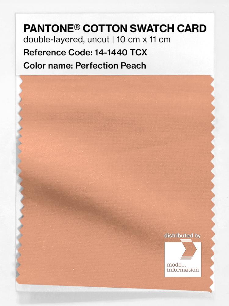 Artikelbild 1 des Artikels “PANTONE® COTTON SWATCH CARD 14-1440 TCX Perfection Peach “