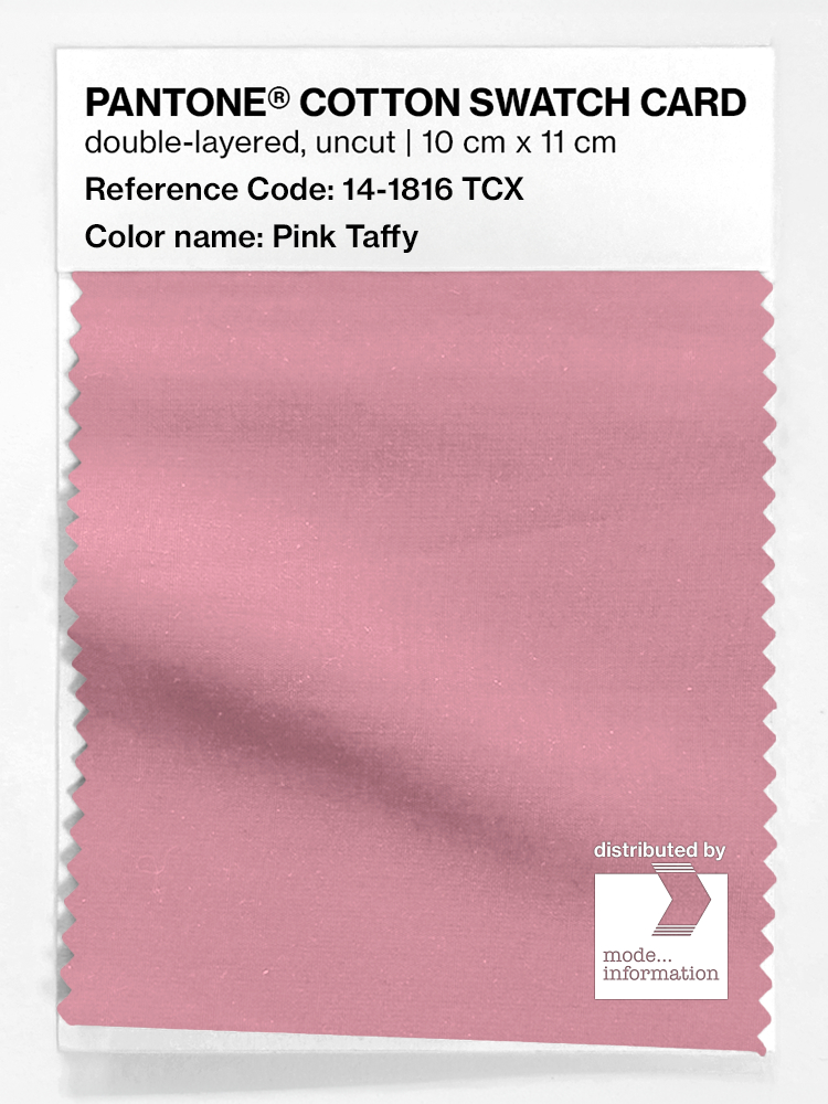 Artikelbild 1 des Artikels “PANTONE® COTTON SWATCH CARD 14-1816 TCX Pink Taffy “