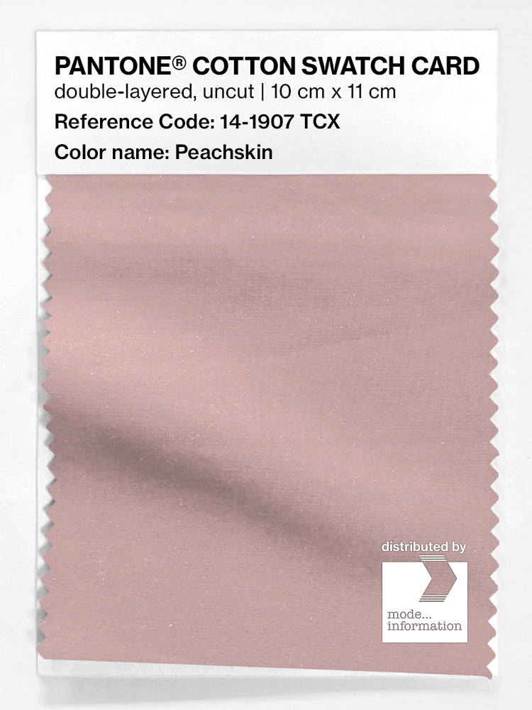 Product image 1 of the product “PANTONE® COTTON SWATCH CARD 14-1907 TCX Peachskin ”
