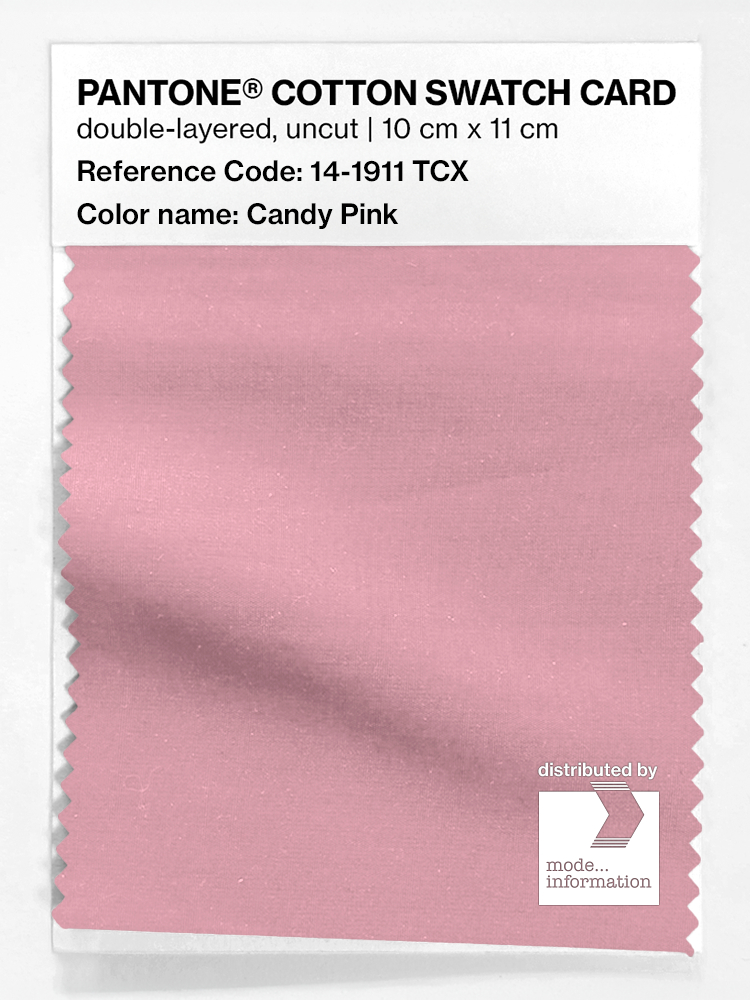 Artikelbild 1 des Artikels “PANTONE® COTTON SWATCH CARD 14-1911 TCX Candy Pink “