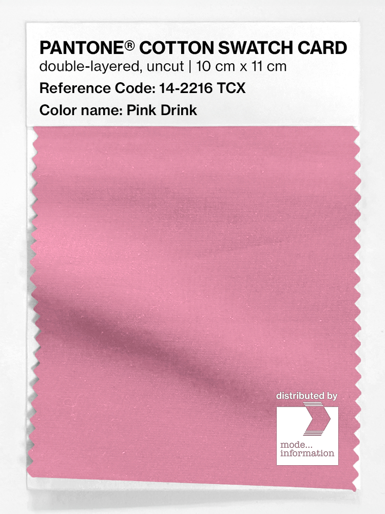 Artikelbild 1 des Artikels “PANTONE® COTTON SWATCH CARD 14-2216 TCX Pink Drink “
