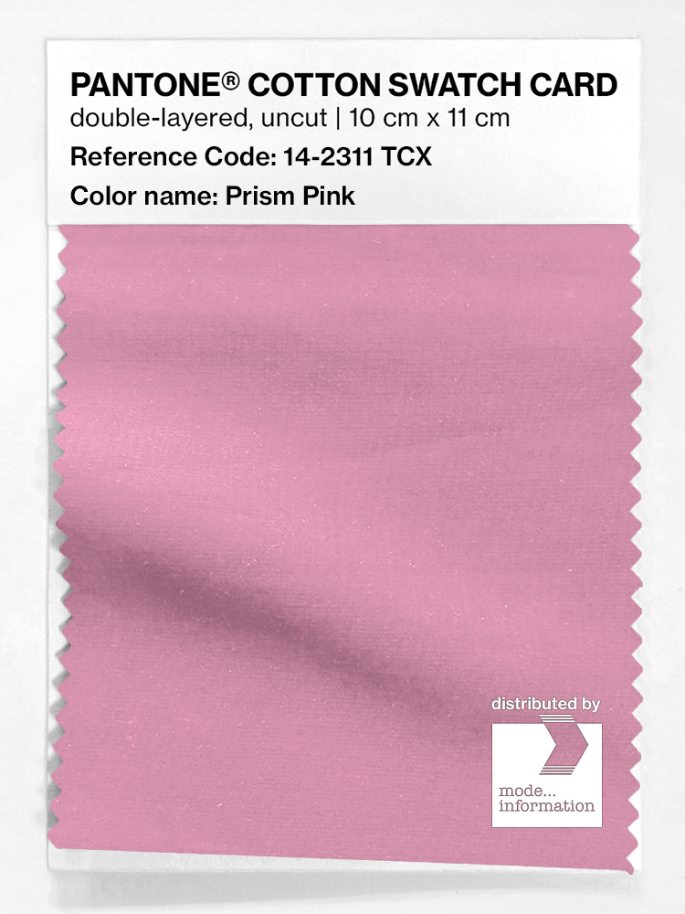 Product image 1 of the product “PANTONE® COTTON SWATCH CARD 14-2311 TCX Prism Pink ”