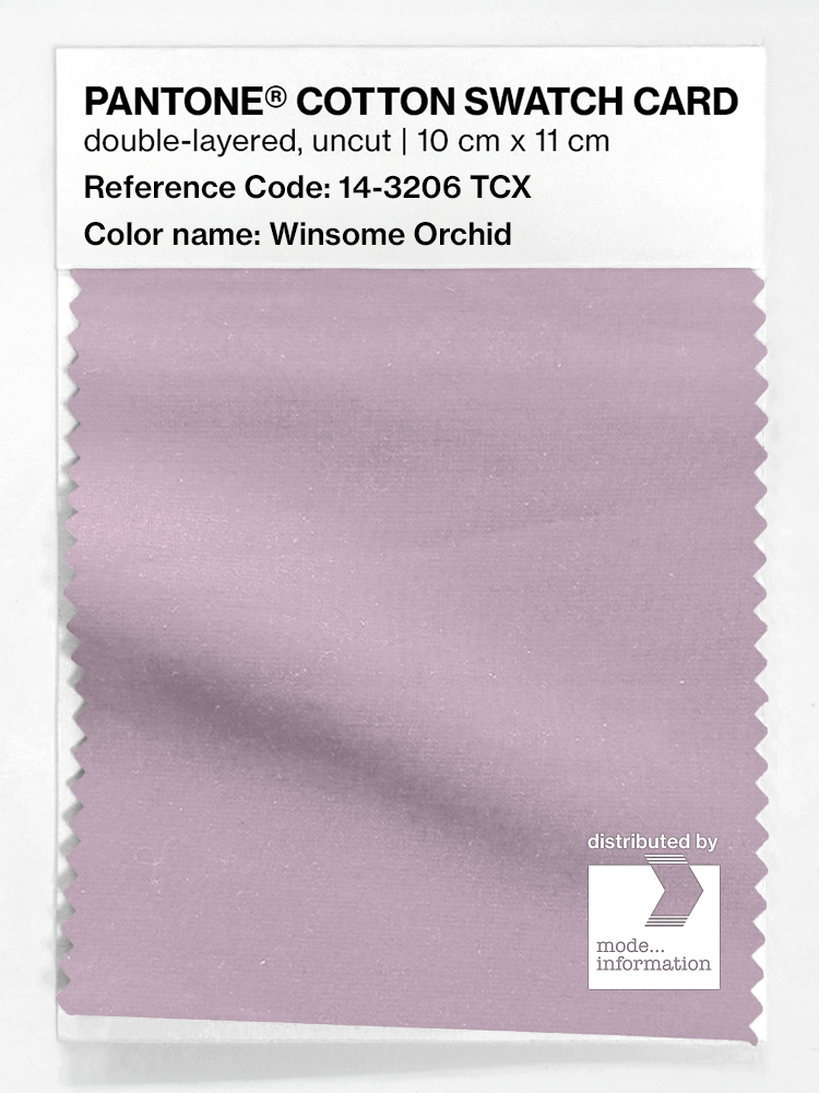 Product image 1 of the product “PANTONE® COTTON SWATCH CARD 14-3206 TCX Winsome Orchid ”
