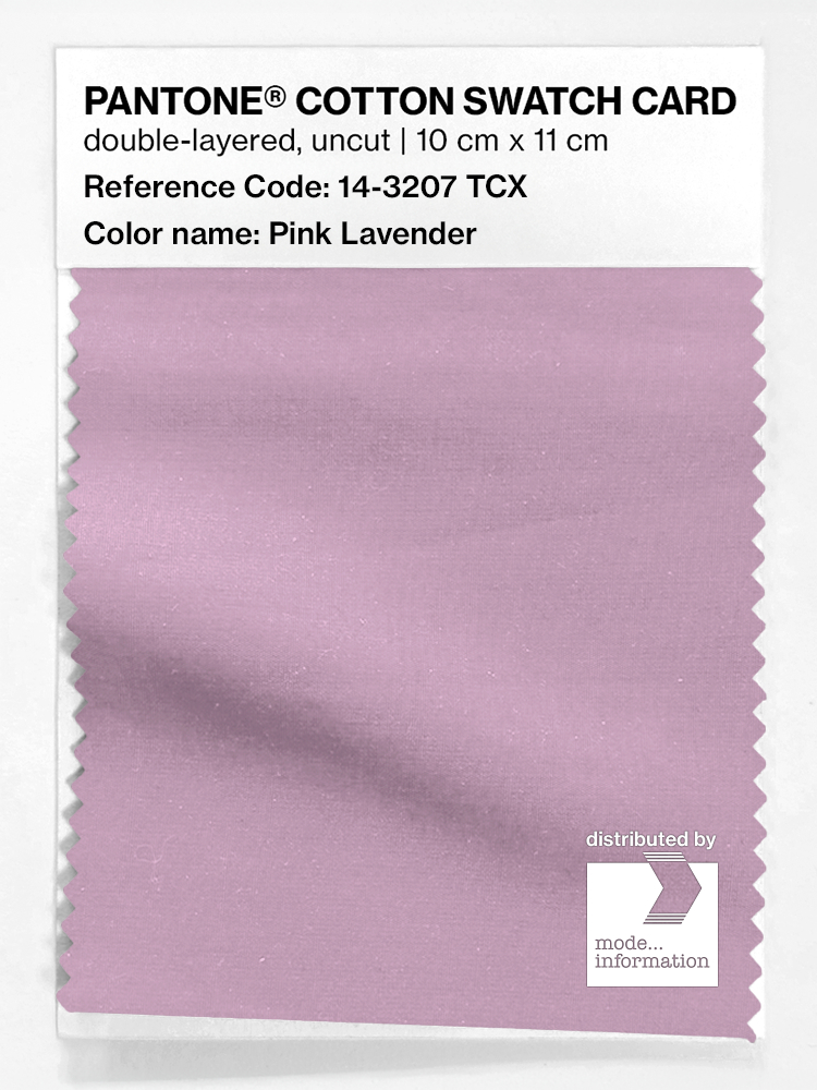 Product image 1 of the product “PANTONE® COTTON SWATCH CARD 14-3207 TCX Pink Lavender ”